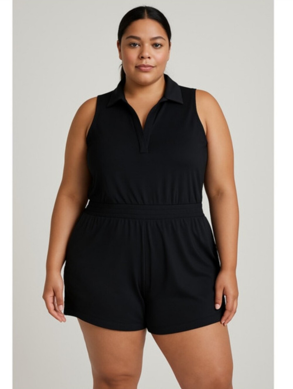 Abercrombie & Fitch Neoknit Polo Romper Size XXL